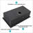 Gunmetal Black Workstation Kitchen Sink - 30x18x10 Inch Single Bowl, 16 Gauge Stainless Steel with Nano Finish and Accessories