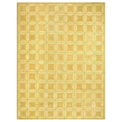 Hand Hooked Wool Geometric Indoor Rug