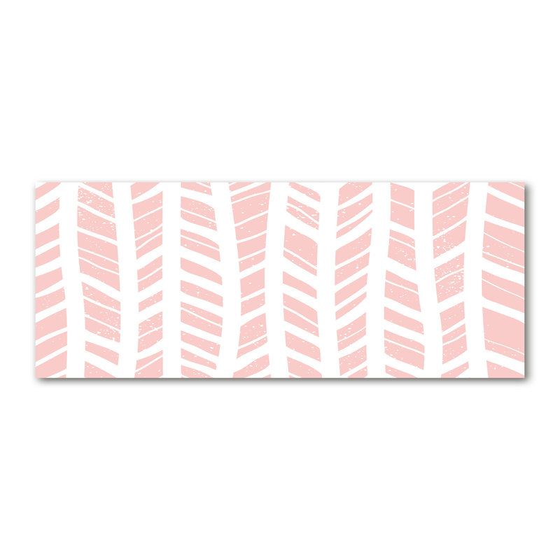 Herringbone Pattern - Wrapped Canvas Print