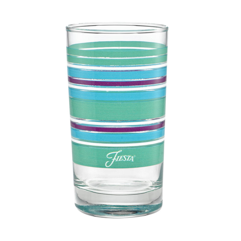 Ensemble de 4 verres à jus Fiesta® Farmhouse Chic Stripes