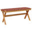 Vidaxl Garden Bench in Acacia and Fabric-920685032