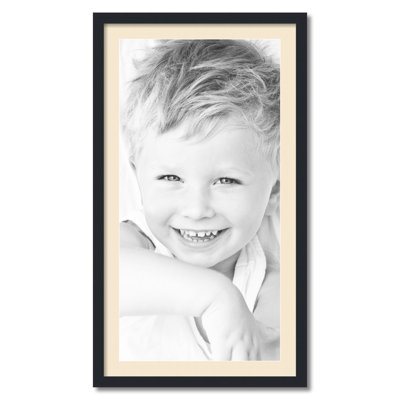 Cadre pour photo simple 18 po x 36 po en bois mat
