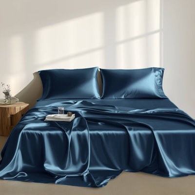 Ensemble de draps de luxe Satin infroissable