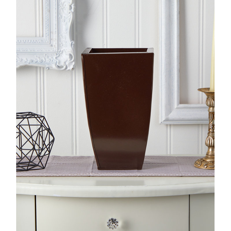 Aristocles Metal Pot Planter, Bronze