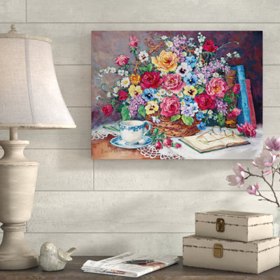 « jardin rétablissement », reproduction de peinture à l’acrylique sur toile tendue