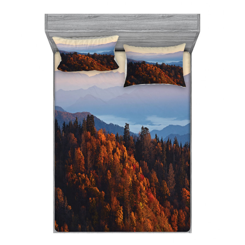 Microfiber Sheet Set, Queen Sheet Set with Fitted Sheet
