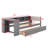 Wood Platform Bed With Storage Shelves And Drawers,Platform Bed Frame With Charging Station And Upholstered Headboard-1693643008-1693643009