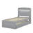 Twin XL Size Platform Bed with LED Headboard, Charging Station, Twin Size Trundle and 2 Drawers-98458974