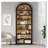 79.53" Tall 8-Tier  Arched Open Display Storage Shelving Unit-378449258
