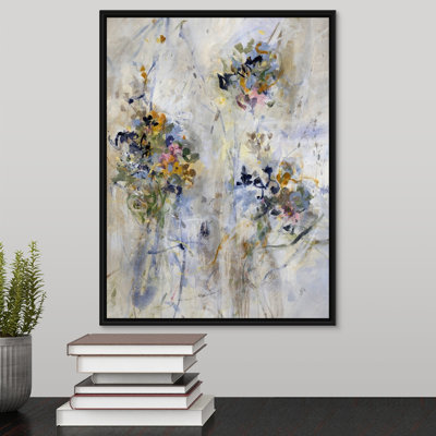 « blended pétales ii », peinture sur toile
