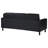 Chanoch Upholstered Track Arm Sofa Black-1782475935