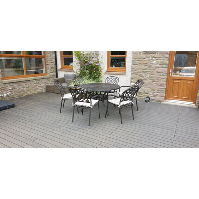 Broxden Elburn 6 Seater Dining Set with Cushions