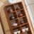 Simple Solid Wood Partition Display Cabinet