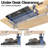 VIVO Black Clamp-on Height & Width Adjustable Keyboard Tray
