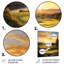 Golf Golden Hour Golf - décoration murale golf en métal-491765824