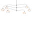 Ume 6 - Light Unique Tiered Chandelier-2001465413-1906966991-1906966979