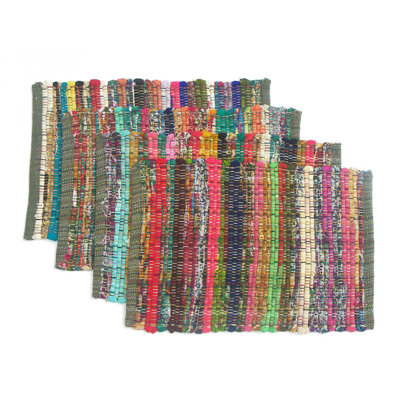 Edilia Cotton Striped Rectangle Placemat