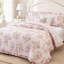 Plaid and Floral Comforter Set