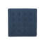 Repose-pieds de rangement capitonné en tissu bleu marine avec beaucoup d'espace de rangement - Mobilier de salon moderne avec pieds en bois de bouleau