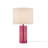 Hoekstra Pink Glass 20'' Table Lamp-1522367673