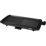 2-in-1 Electric Countertop Grill And Griddle – Family Size Non-stick Surface With Adjustable Temperature, Dual Cooking Zones For Indoor Bbq, Pancakes, Eggs, Steaks & More