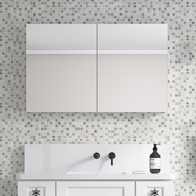 Armoire à pharmacie avec miroir de salle de bain l 48 po x H 30 po