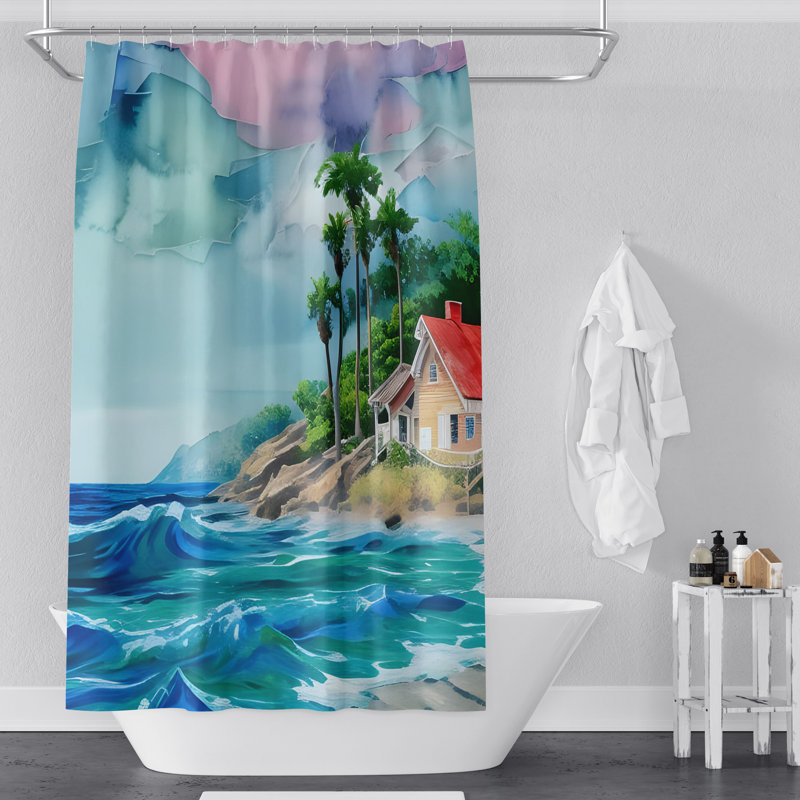 Rideau de douche Cullin, H 72 po x l 70 po