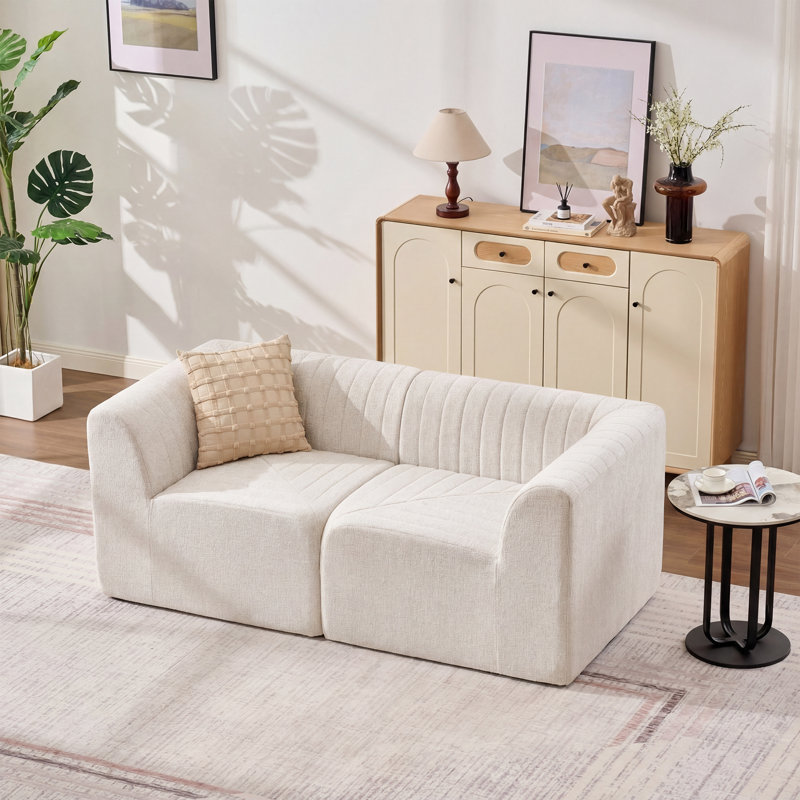 Canapé modulaire 69,2 po, Beige