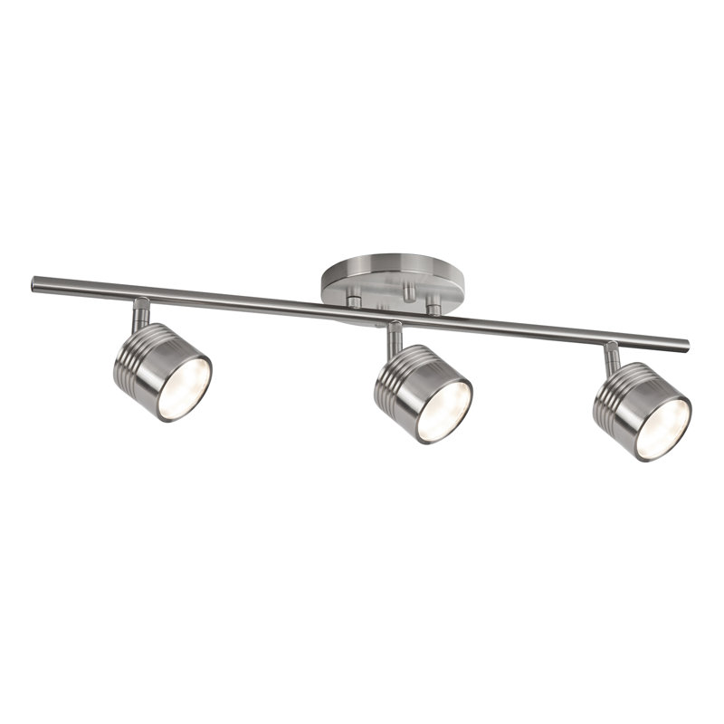 Lyra 22.5" 3-Light Track Kit, Brushed Nickel