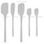 Flex-Core Silicone Handled Spatula 5 Piece Set For Meal-872452643