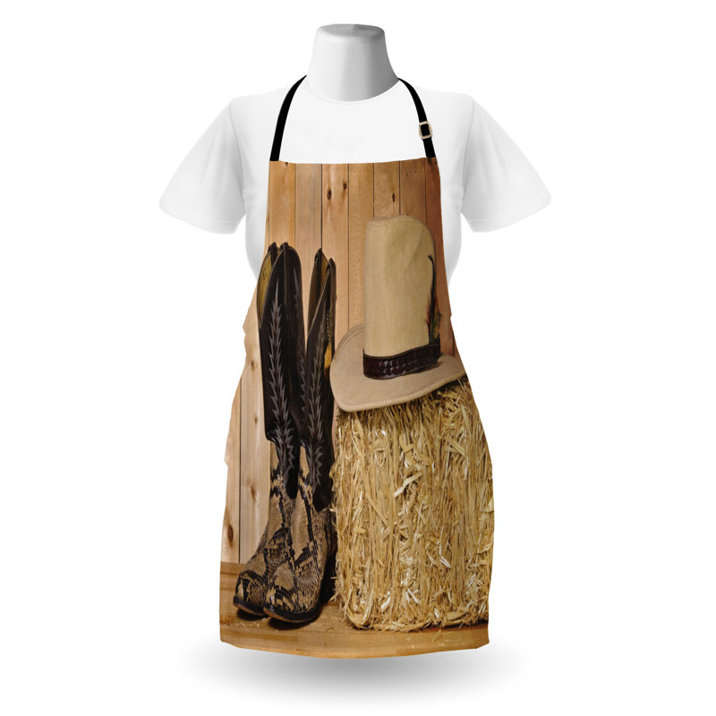 No Pattern Bib Apron