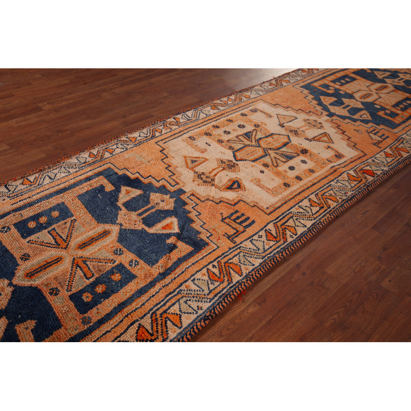 Tapis de couloir turc Oushak Animals