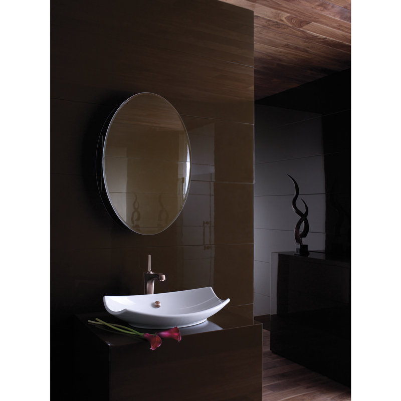 Margaux Tall Single Hole Bathroom Faucet with Drain Assembly, Vibrant Brushed Bronze