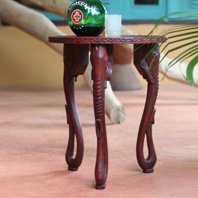 Flerida Solid Wood End Table