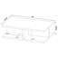 Table basse rectangulaire