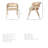 Millett 17.5'' H Linen Upholstered Cane Back Armchair-1959899323