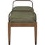 Banc recouvert de tissu vert Hertford-1503548230