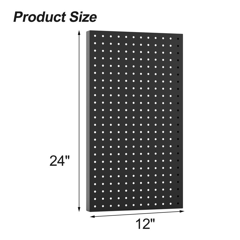 4 panneaux muraux perforés en métal, planches pour le rangement des outils de garage