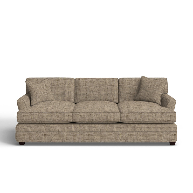 Harriss Upholstered 91'' Sofa, Zuma Natural Textured Linen