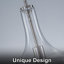 1-Light Modern Teardrop Pendant Light-183141157