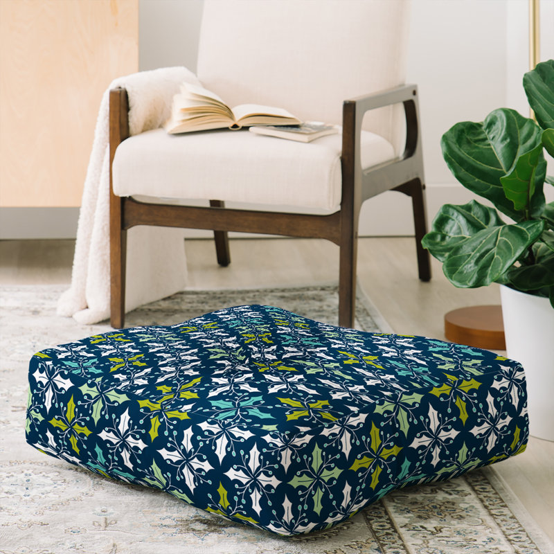 Heather Dutton Holly Go Lightly Midnight Floor Pillow