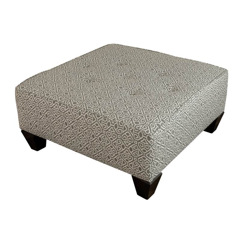 Repose-pieds Alcott Hill® Zaid, Gris / blanc