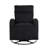 Upholstered Swivel Glider Rocking Chair-1469234380