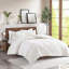 Édredon en coton chenille double / grand - Shabby Chic`` 2 taies décoratives incluses 3 pièces de literie géométrique classique