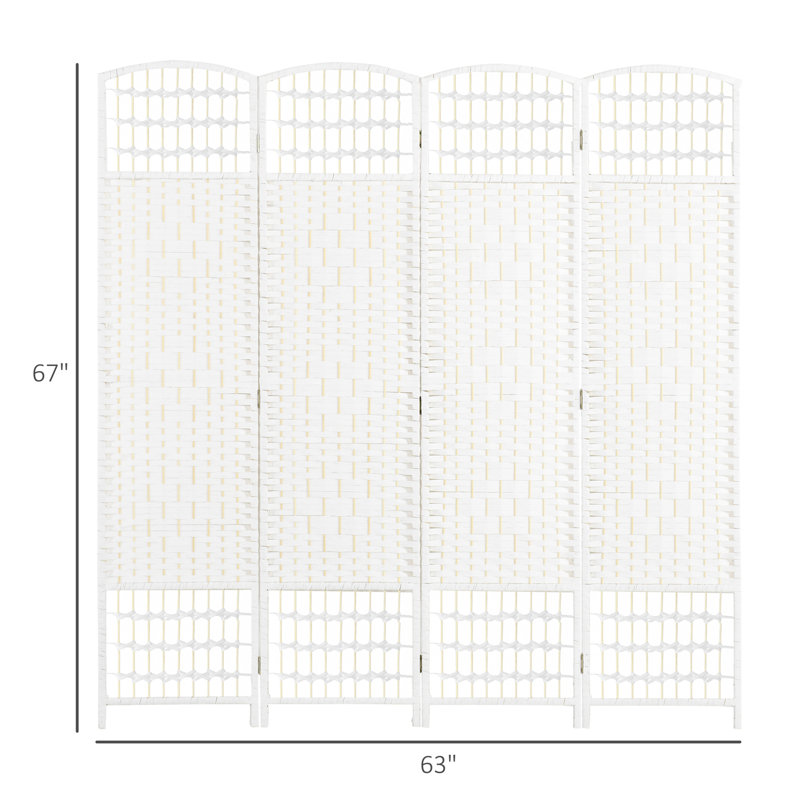 HANGZHOURUNXIN 4 Panel Room Divider - Wayfair Canada