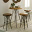 Swivel Solid Wood 28'' Bar Stool