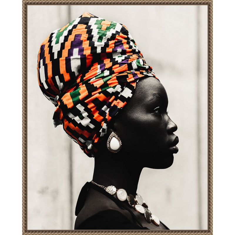 «Black is Style» par Oladimeji Odunsi, reproduction d'art sur toile encadrée, H 22,5 po x l 27,75 po