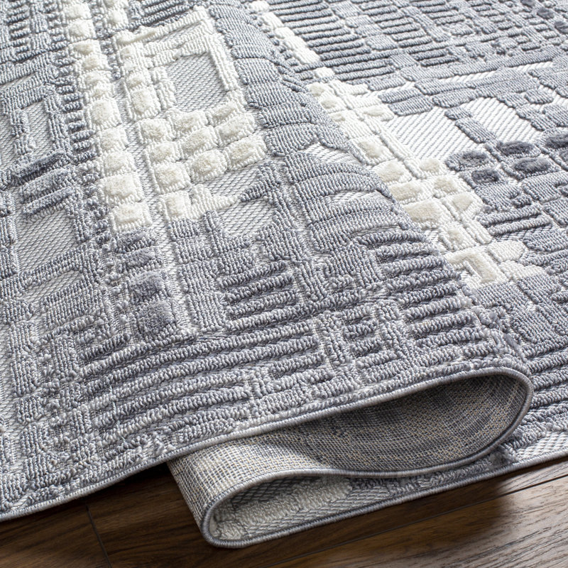 Abstract Indoor Rug, Rectangle 9'2" x 12'