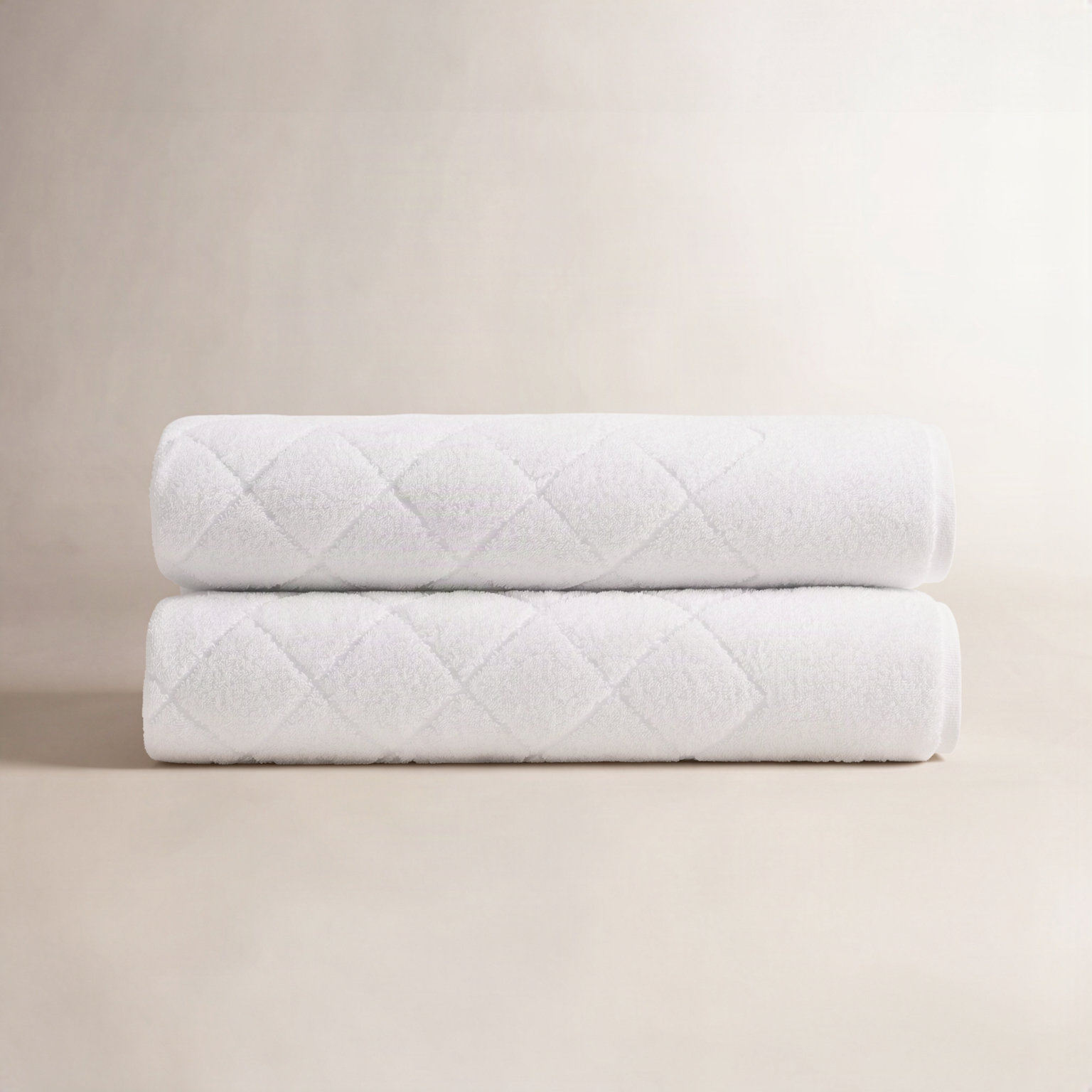 Turkish Cotton Bath Sheet Set, White