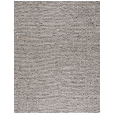 Tapis de couleur unie en coton / laine tissé à la main Vermont